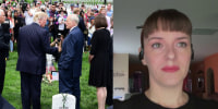 'Desecrated by Donald Trump': Widow of fallen marine calls out Trump’s Arlington photo-op