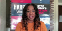 ‘I have to fight back’: woman whose IVF procedure was blocked tells story in new Harris campaign ad