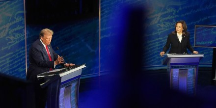 Democratic presidential nominee, U.S. Vice President Kamala Harris and Republican presidential nominee former President Donald Trump Debate