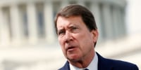  Bill Hagerty speaks outside the Capitol in 2023